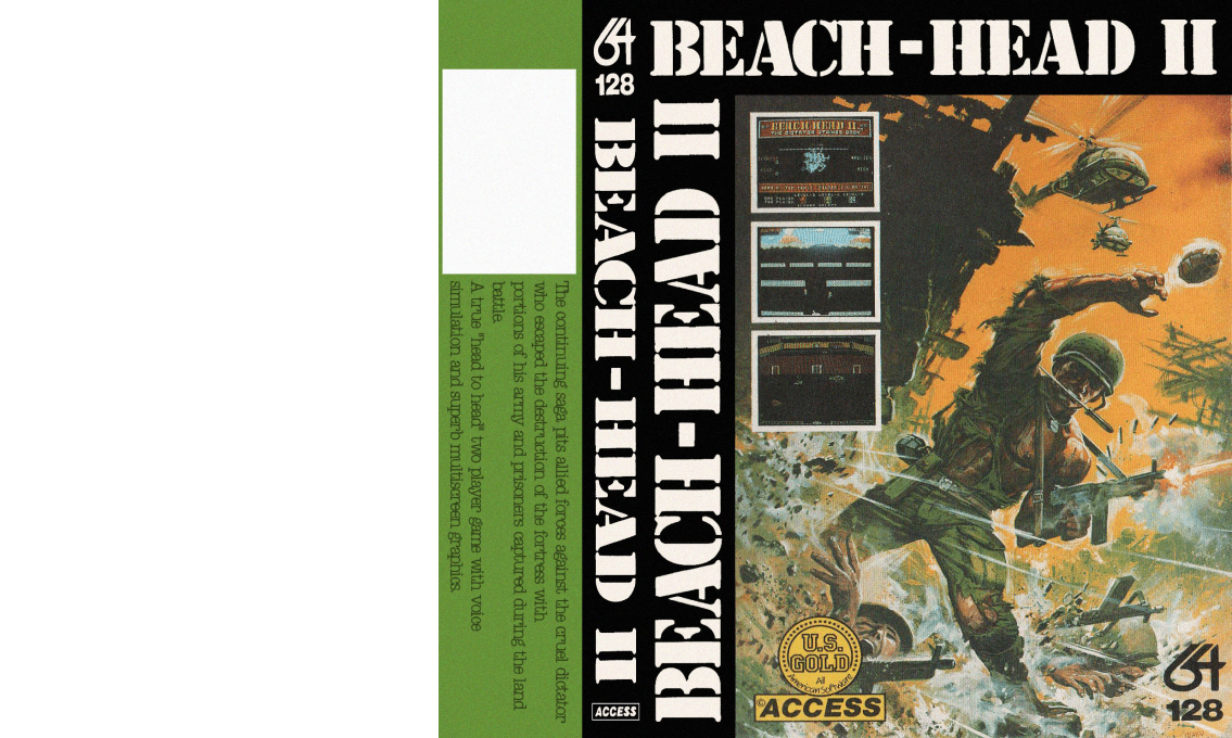 Beach-Head II - The Dictator Strikes Back — box-texture (EU)