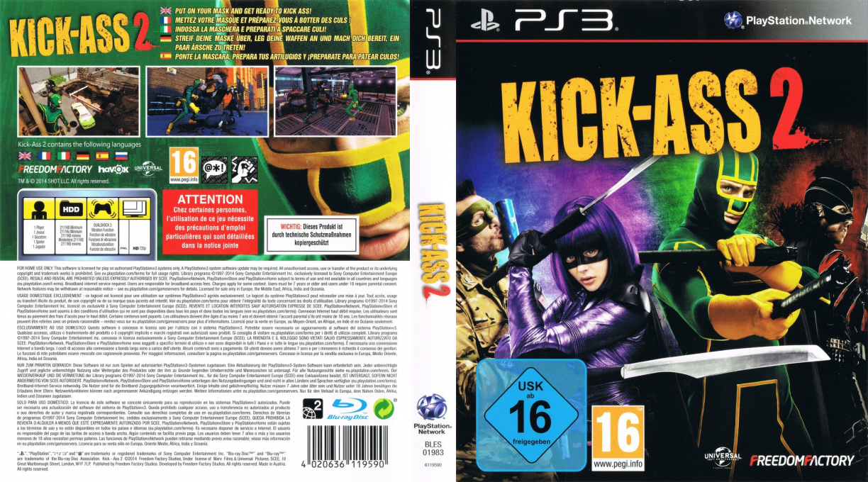 Kick-Ass 2 — box-texture (EU)