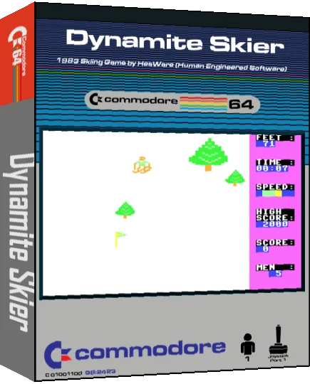 Dynamite Skier — box-3D (CUS)