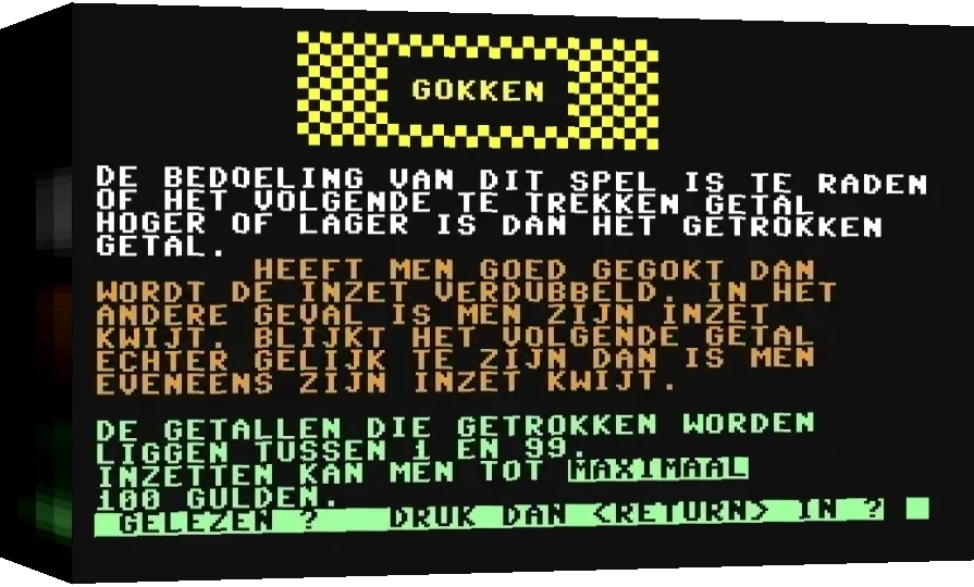 Gokken — box-3D (WOR)