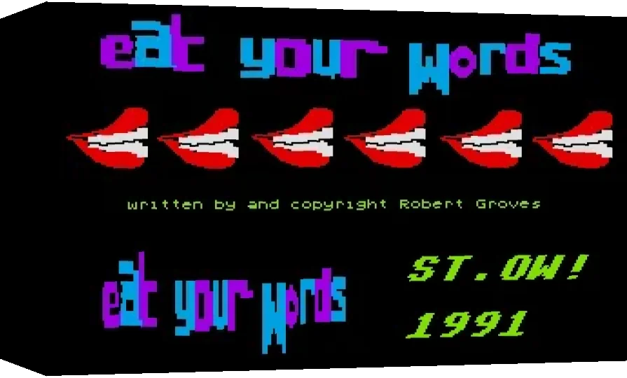 Eat Your Words — box-3D (WOR)