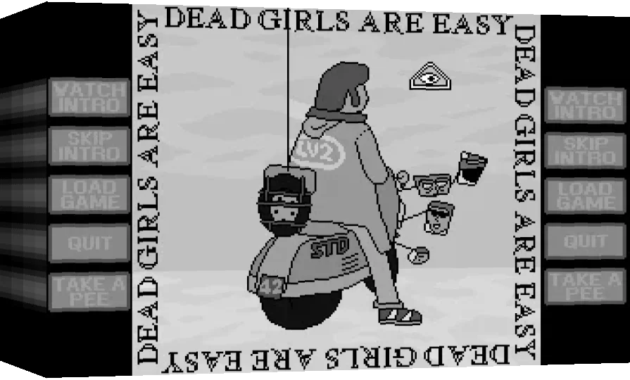 Larry Vales II : Dead Girls Are Easy — box-3D (WOR)