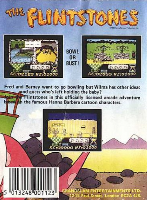Flintstones, The — box-2D-back (EU)