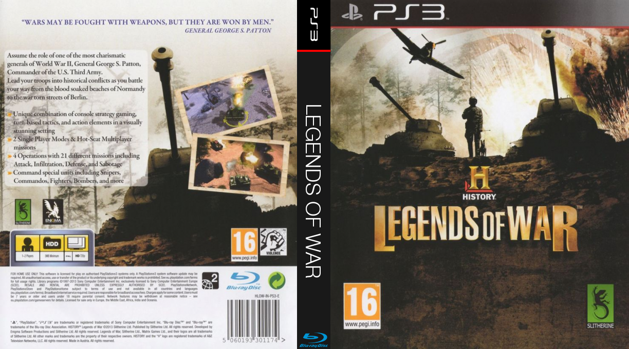 History Legends of War - Patton — box-texture (EU)