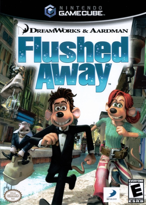DreamWorks & Aardman Flushed Away box art