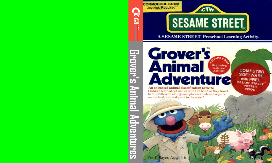 Grover's Animal Adventures — box-texture (US)