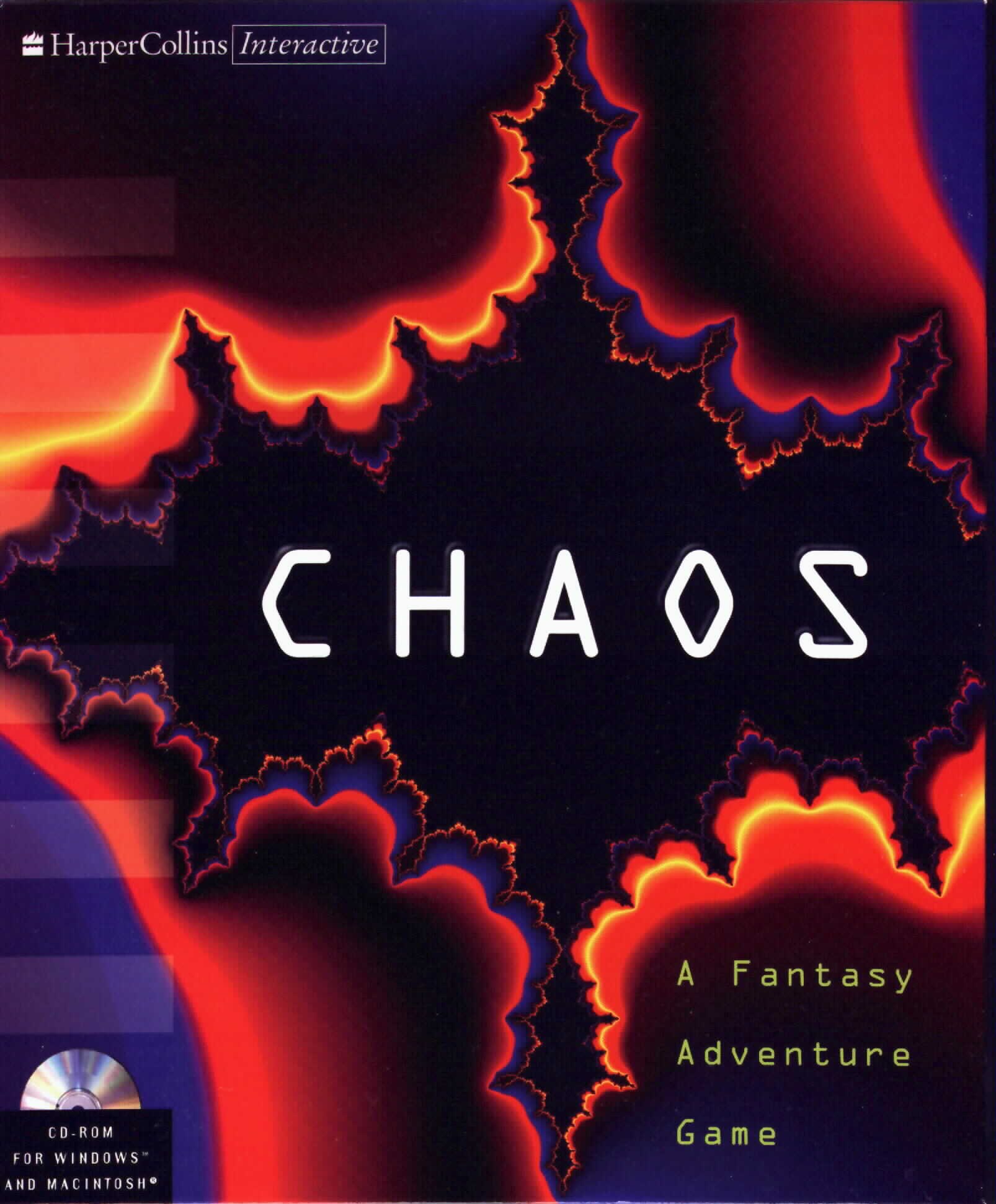 Chaos: A Fantasy Adventure Game box art