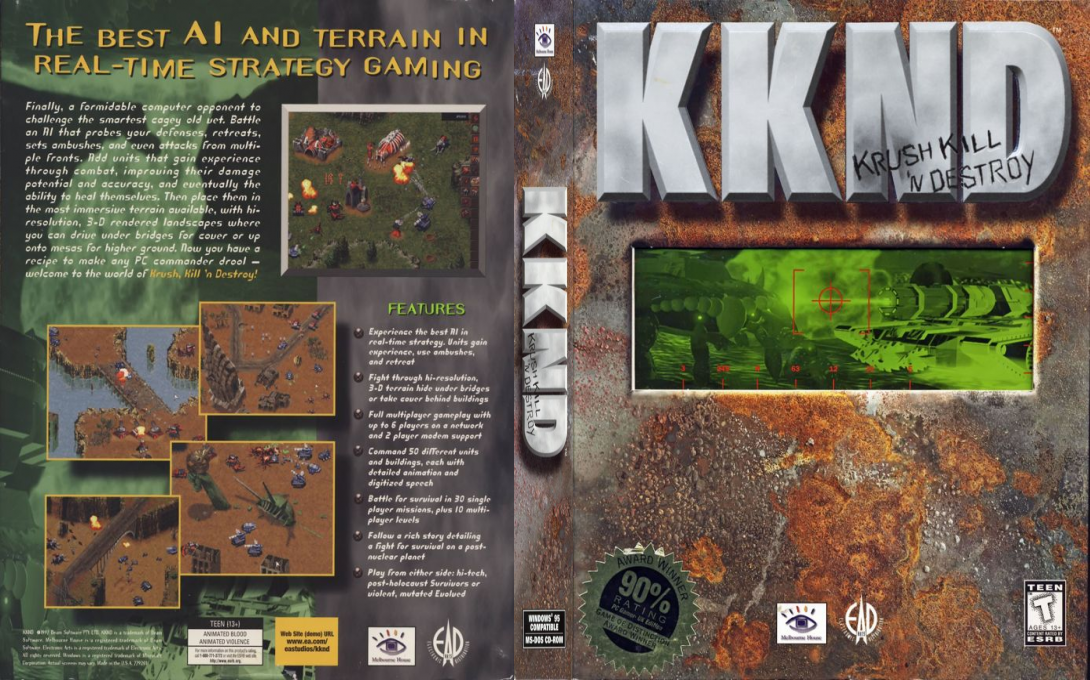 KKND - Krush Kill 'N Destroy — box-texture (US)