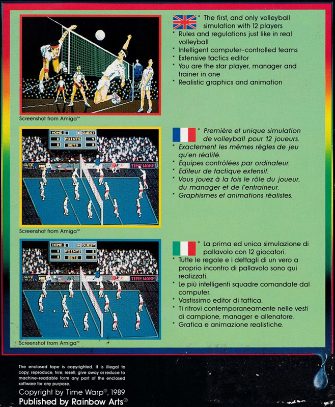 Volleyball Simulator — box-2D-back (EU)