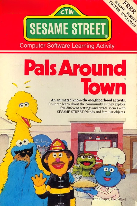 Sesame Street - Pals Around Town box art