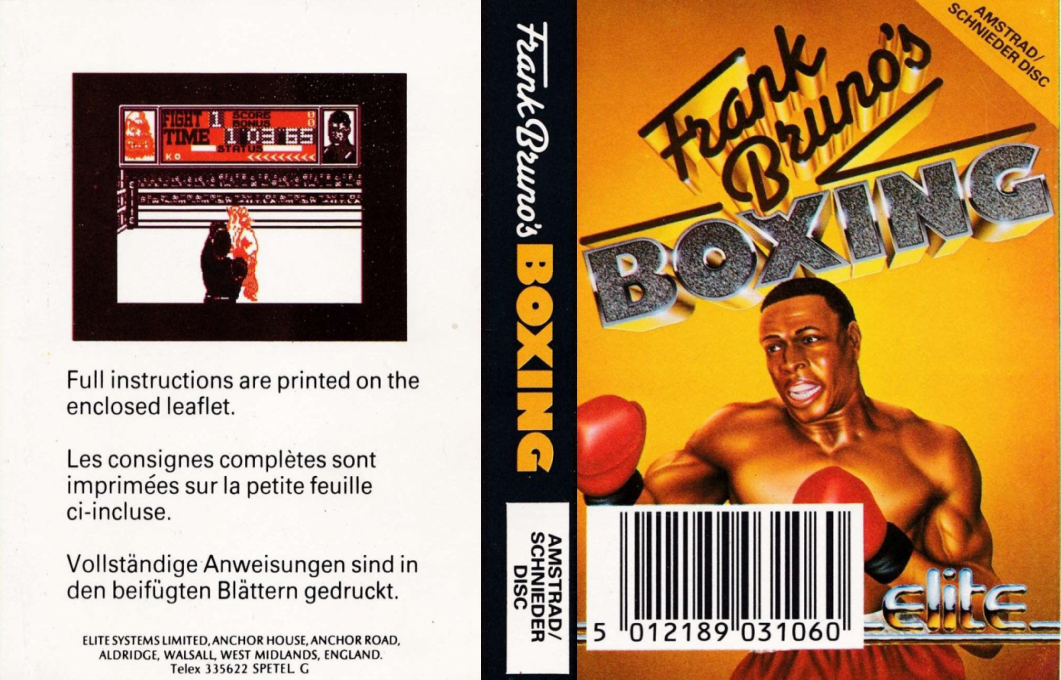 Frank Bruno's Boxing — box-texture (EU)