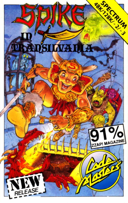 Spike in Transylvania box art