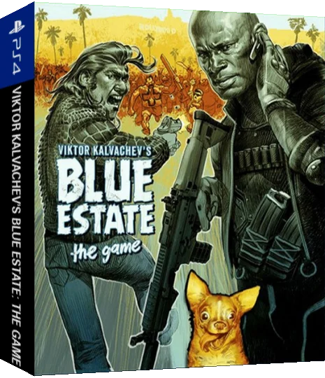 Viktor Kalvachev's Blue Estate: The Game — box-3D (EU)