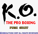 K.O. - The Pro Boxing — sstitle (WOR)