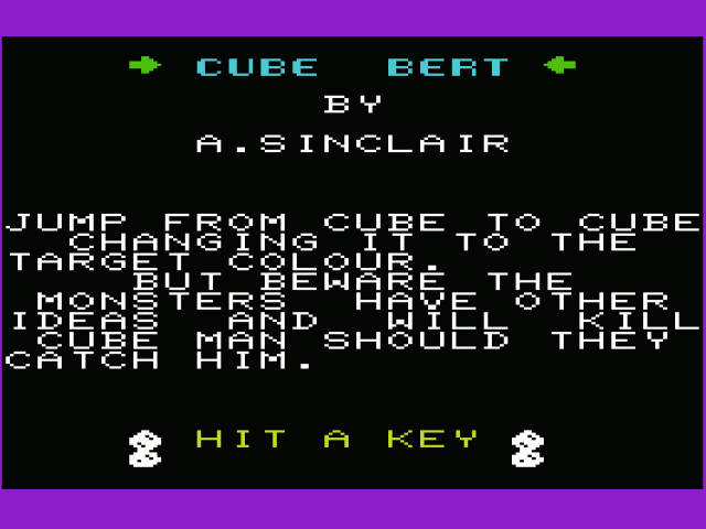 Cube Bert — sstitle (WOR)