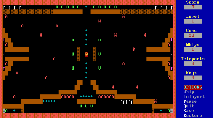 Kingdom of Kroz — ss (WOR)