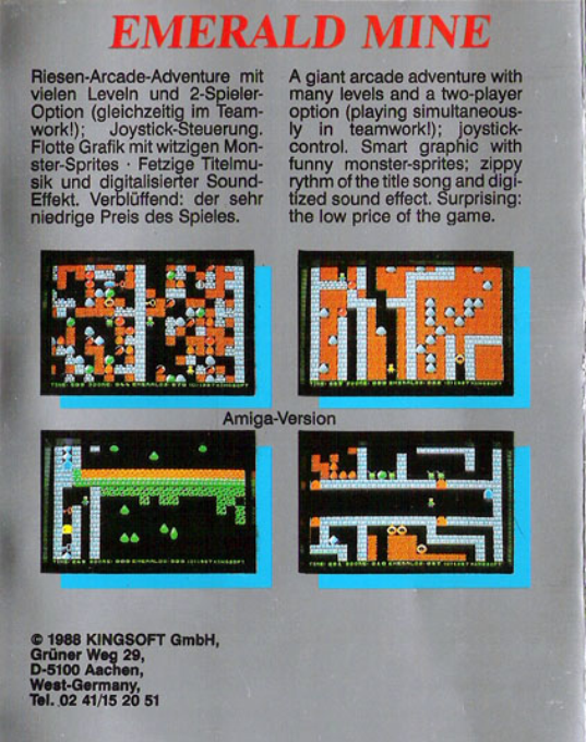 Emerald Mine — box-2D-back (WOR)