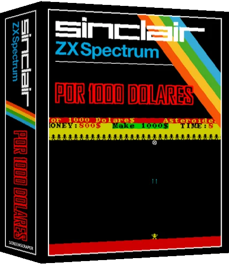 Por 1000 Dólares — box-3D (SS)