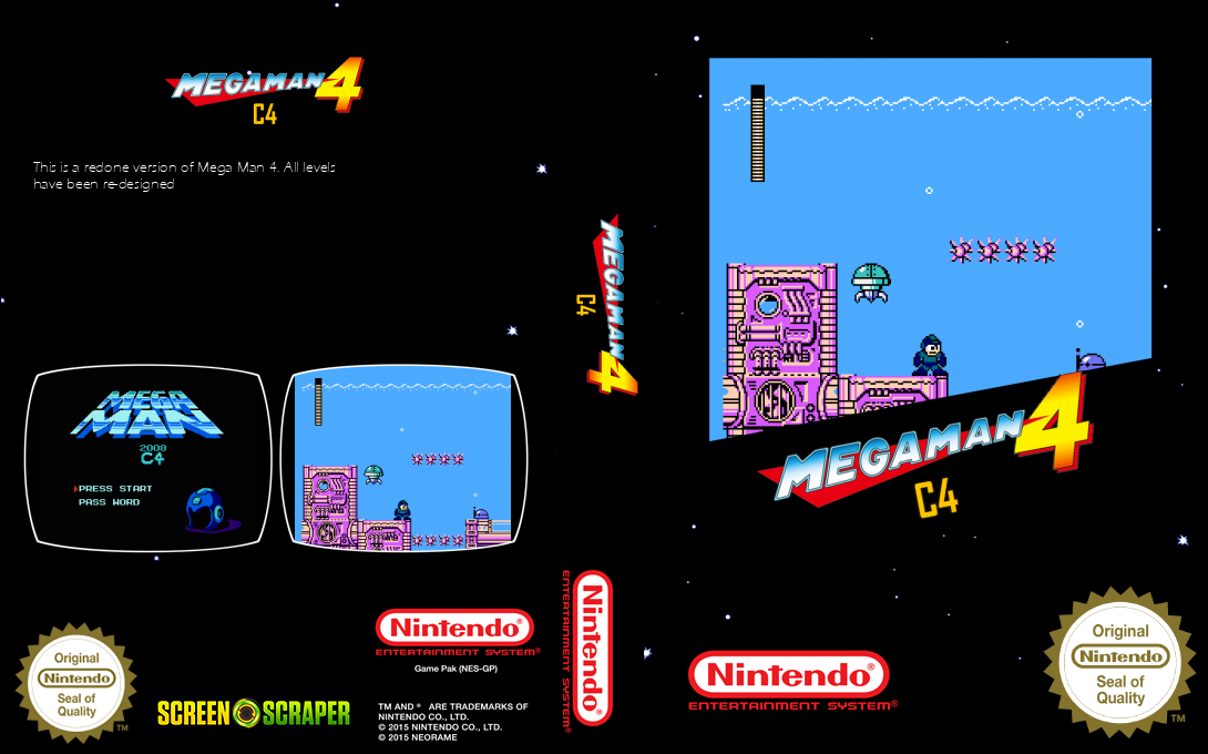 MegaMan IV : C4 — box-texture (SS)