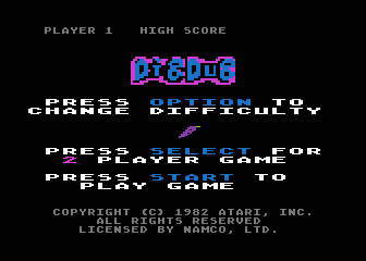 Dig Dug — sstitle (WOR)