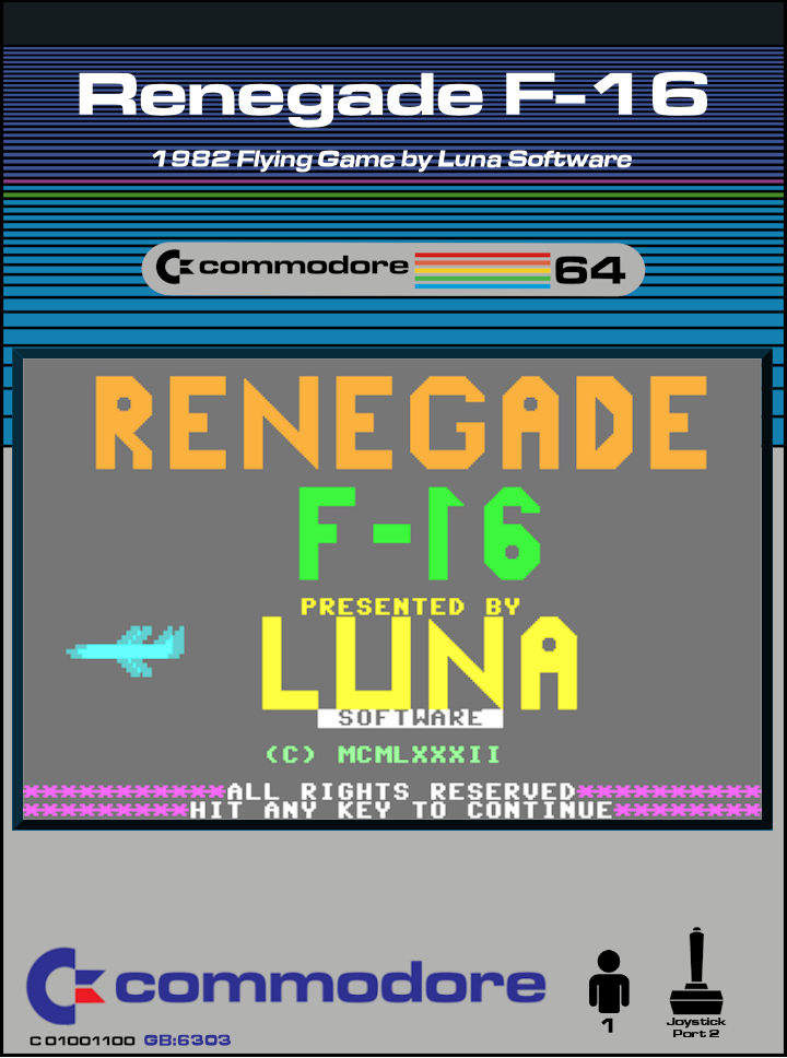 Renegade F-16 box art
