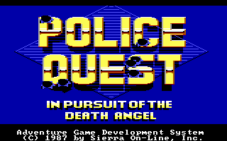Police Quest - In Pursuit of the Death Angel — sstitle (US)
