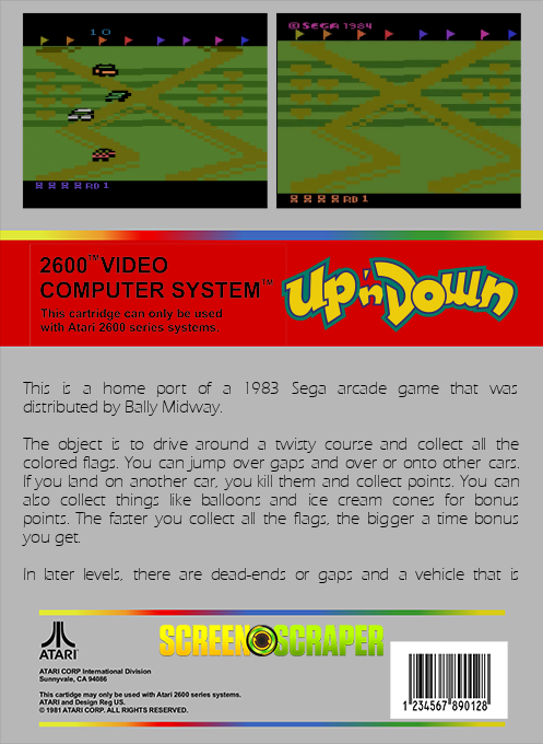Up 'n Down — box-2D-back (SS)
