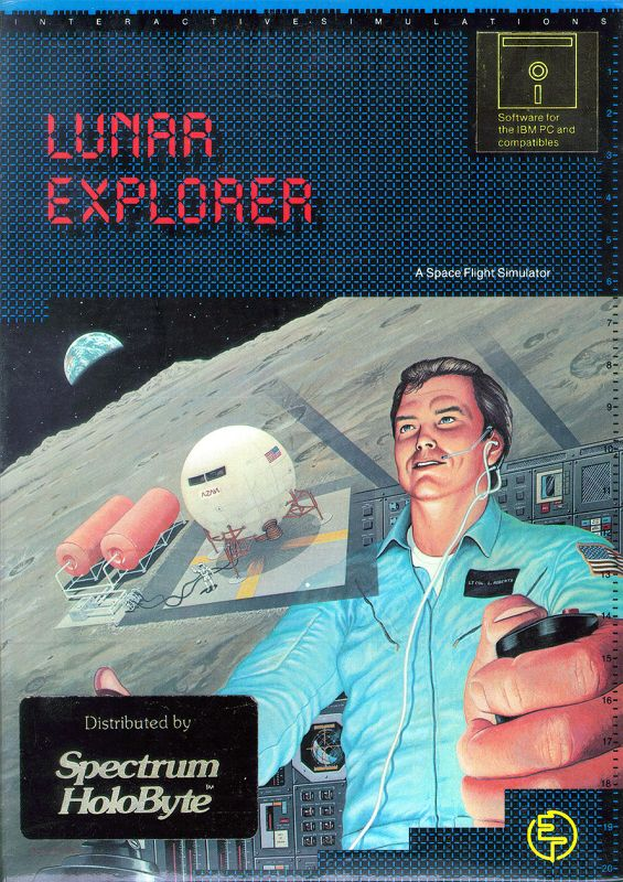 Lunar Explorer - A Space Flight Simulator box art
