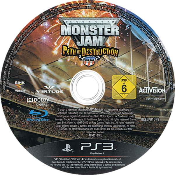 Monster Jam - Path of Destruction — support-texture (EU)