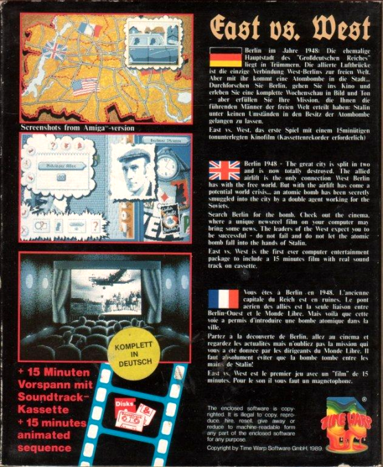 East vs. West - Berlin 1948 — box-2D-back (EU)