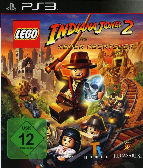 LEGO Indiana Jones 2 - The Adventure Continues — box-2D (DE)