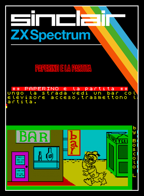 Paperino E La Partita box art