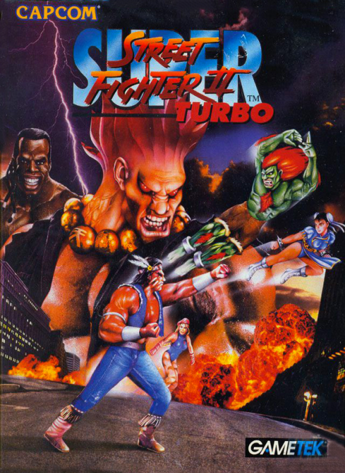 Super Street Fighter II Turbo box art