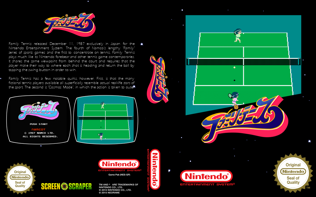 Family Tennis — box-texture (SS)