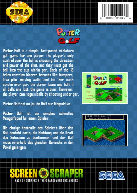 Putter Golf — box-2D-back (SS)