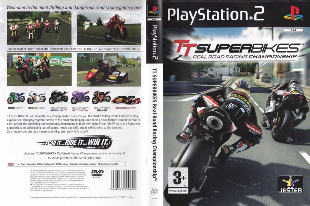 TT Superbikes - Real Road Racing Championship — box-texture (UK)