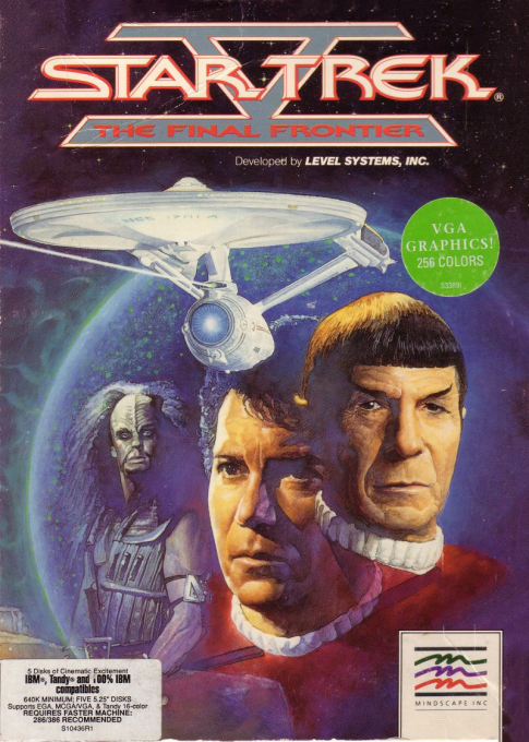 Star Trek 5 - The Final Frontier box art