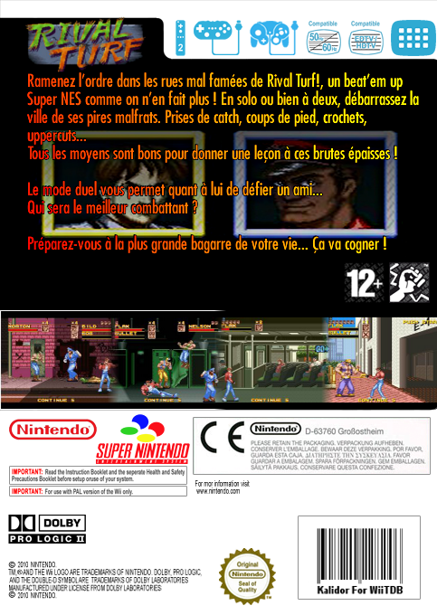 Rival Turf! — box-2D-back (FR)