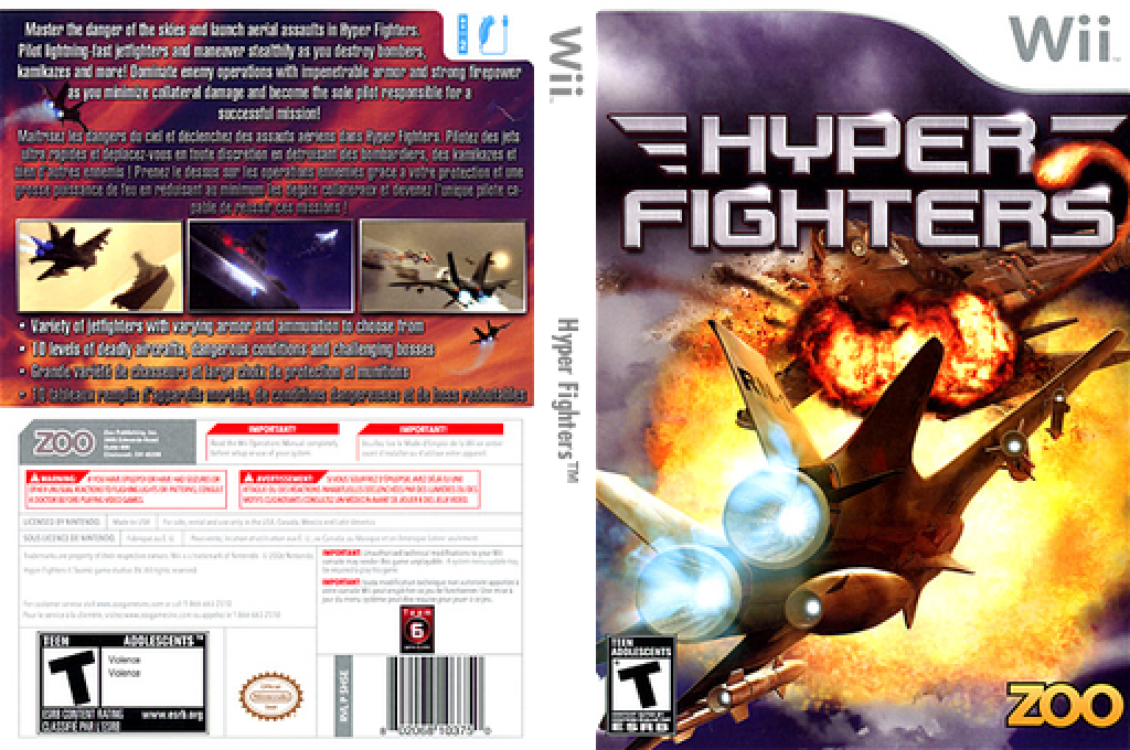 Hyper Fighters — box-texture (US)