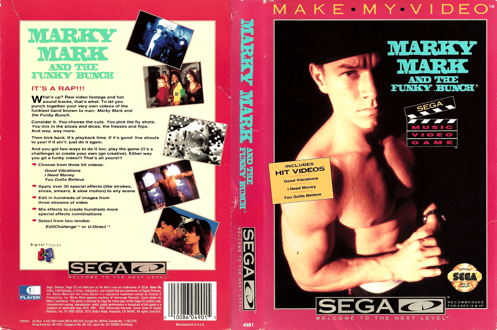 Make My Video - Marky Mark and the Funky Bunch — box-texture (US)