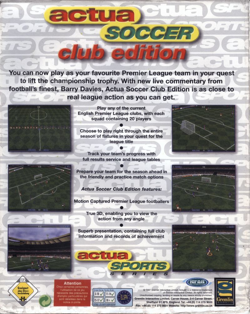 Actua Soccer - Club Edition — box-2D-back (UK)