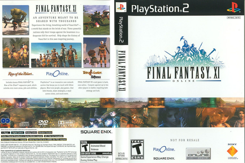 Final Fantasy XI - Vana'diel Collection 2 — box-texture (US)