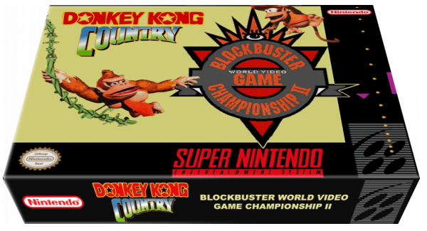Donkey Kong Country - Competition Cartridge — box-3D (US)