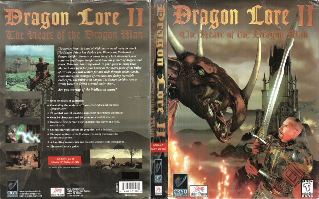 Dragon Lore 2 - The Heart Of The Dragon Man — box-texture (US)