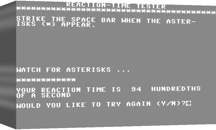 Reaction-time Tester — box-3D (WOR)