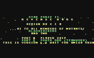 Star Force II : Revenge Wars — sstitle (WOR)