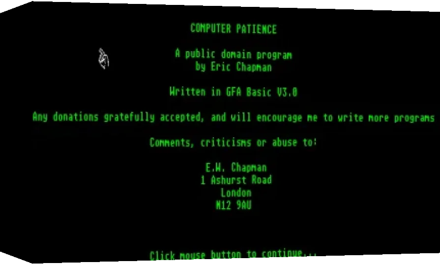 Computer Patience — box-3D (WOR)