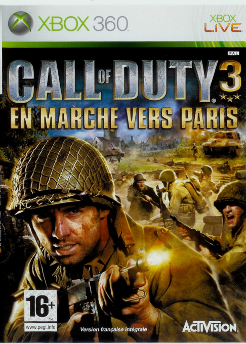 Call Of Duty 3 - En Marche Vers Paris — box-2D (FR)