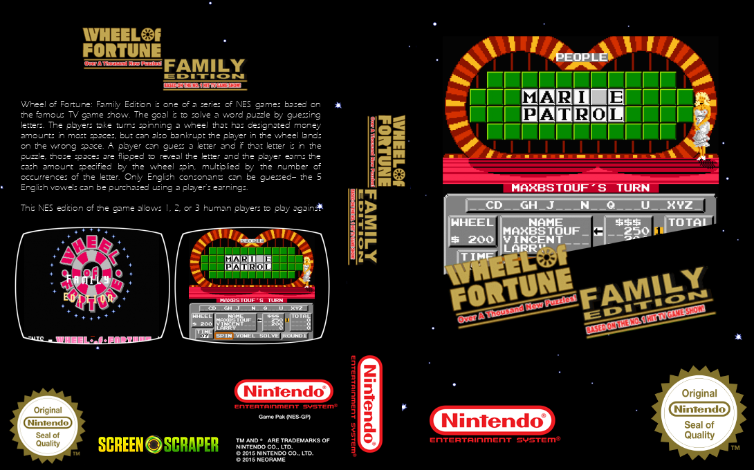 Wheel of Fortune - Family Edition — box-texture (SS)