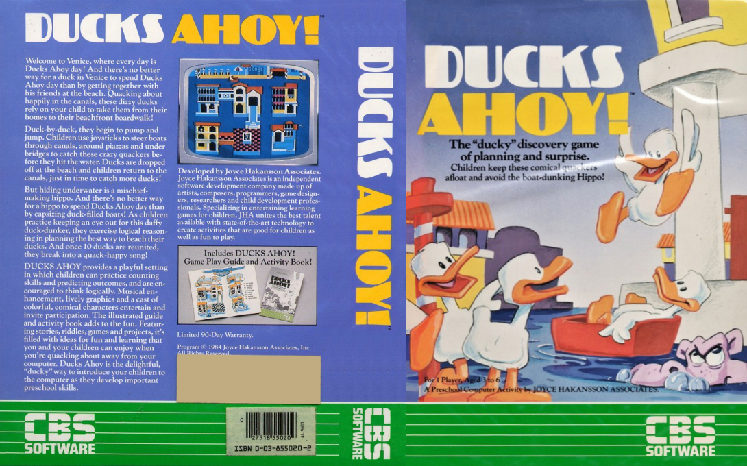 Ducks Ahoy! — box-texture (US)